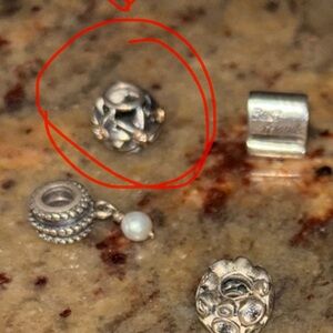 Pandora Silver and Gold Charm